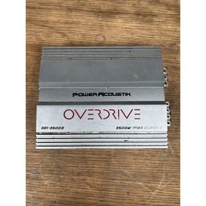 Power Acoustik OD1-3500D Class D Amp 1 Ohm Monoblock Mono Channel Amp Untested